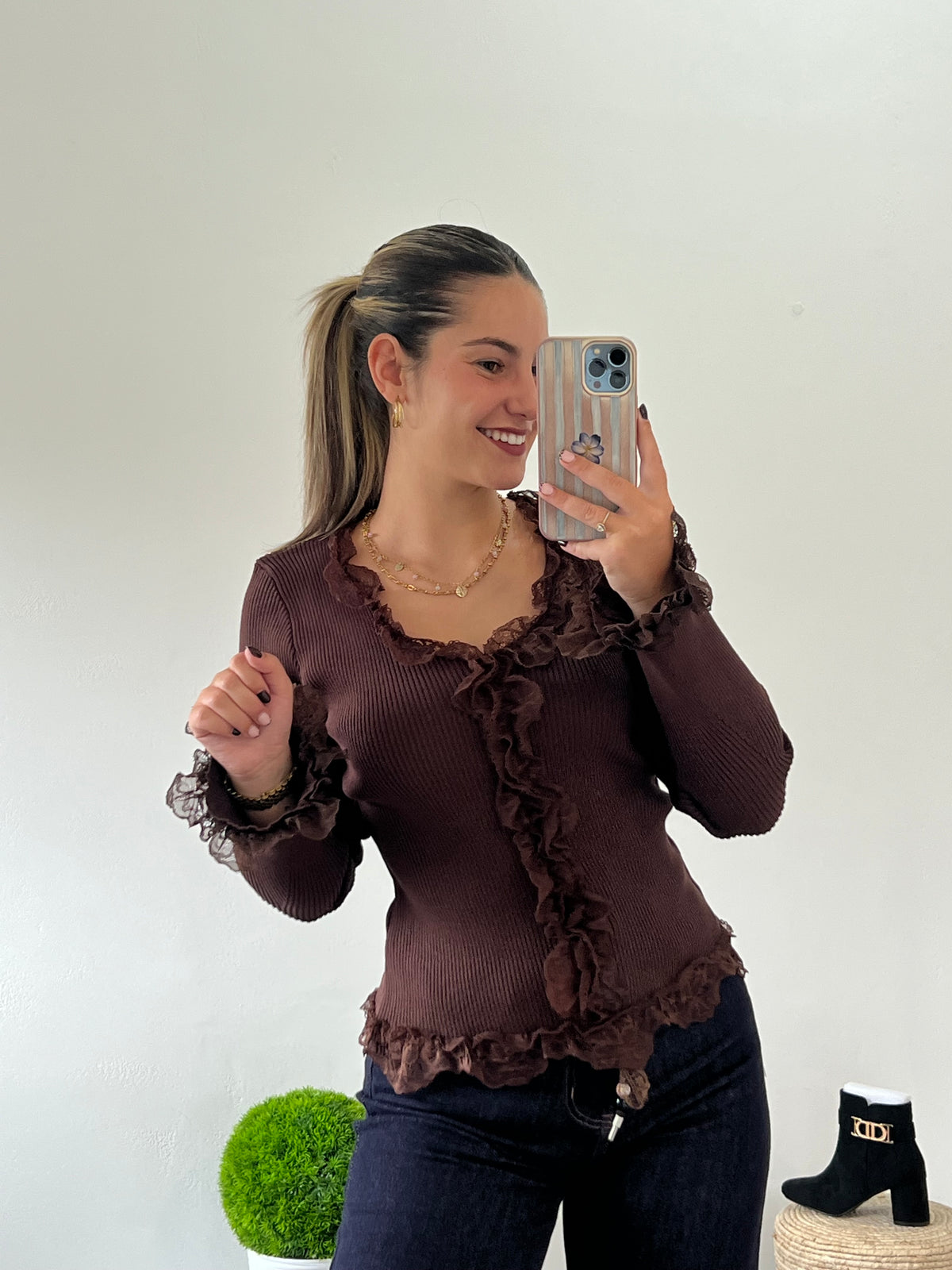 Camisola Romantic Lace