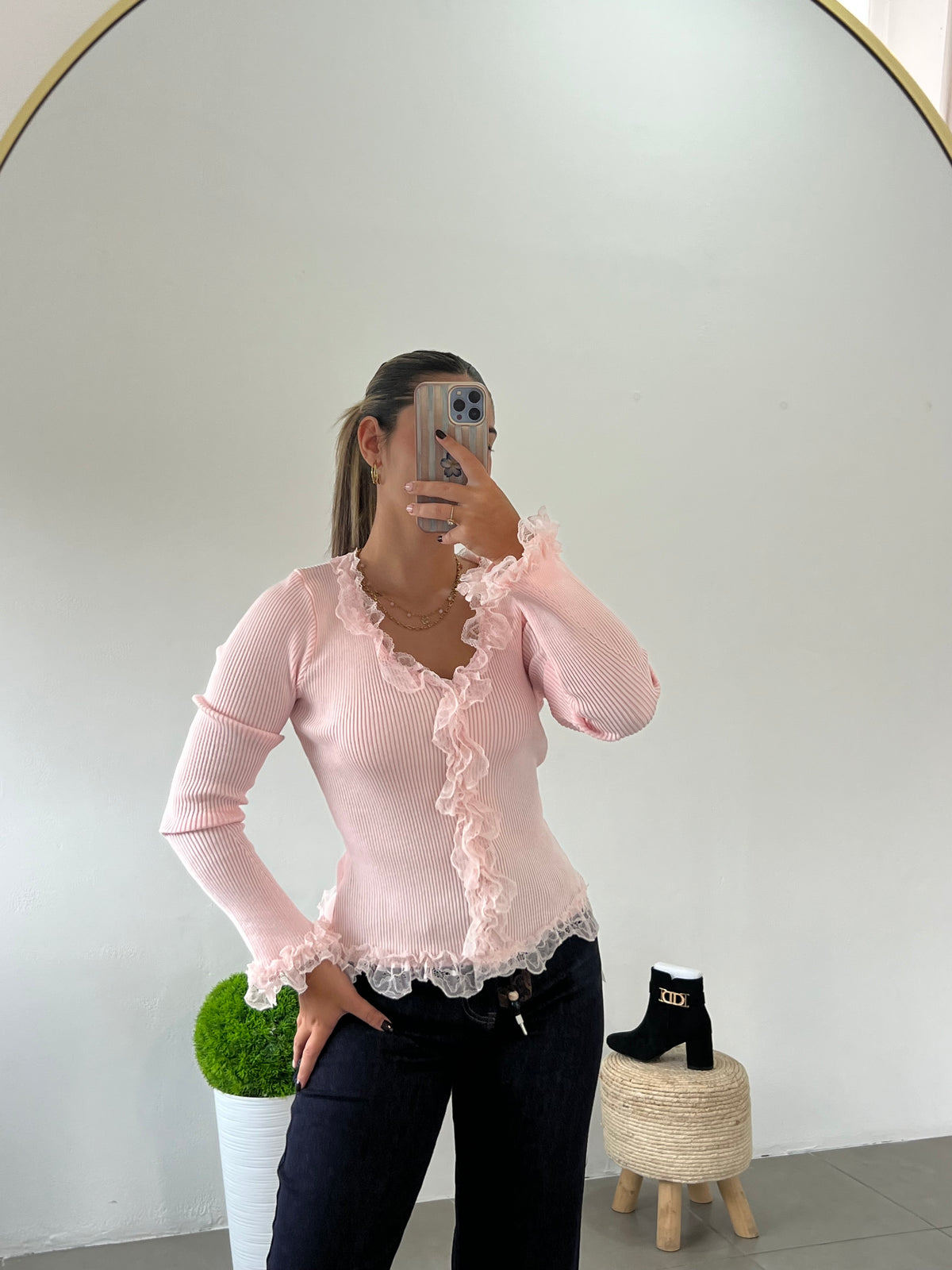 Camisola Romantic Lace