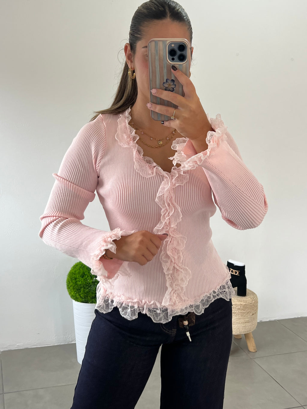 Camisola Romantic Lace
