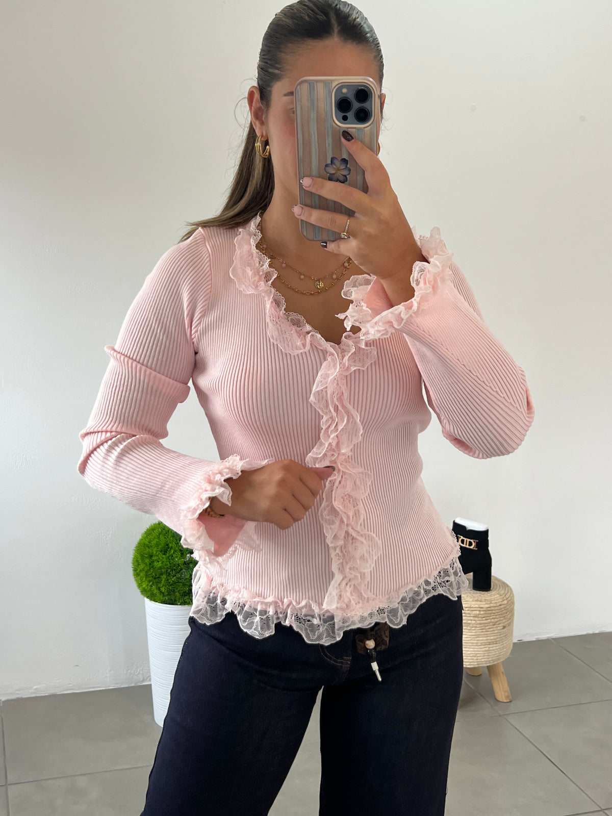 Camisola Romantic Lace