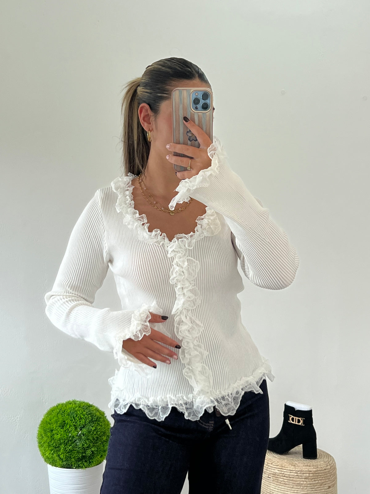 Camisola Romantic Lace