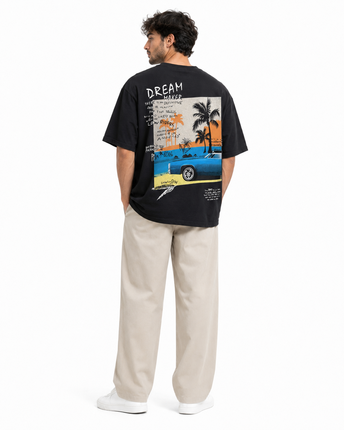 T-shirt homem oversize Dream Maker