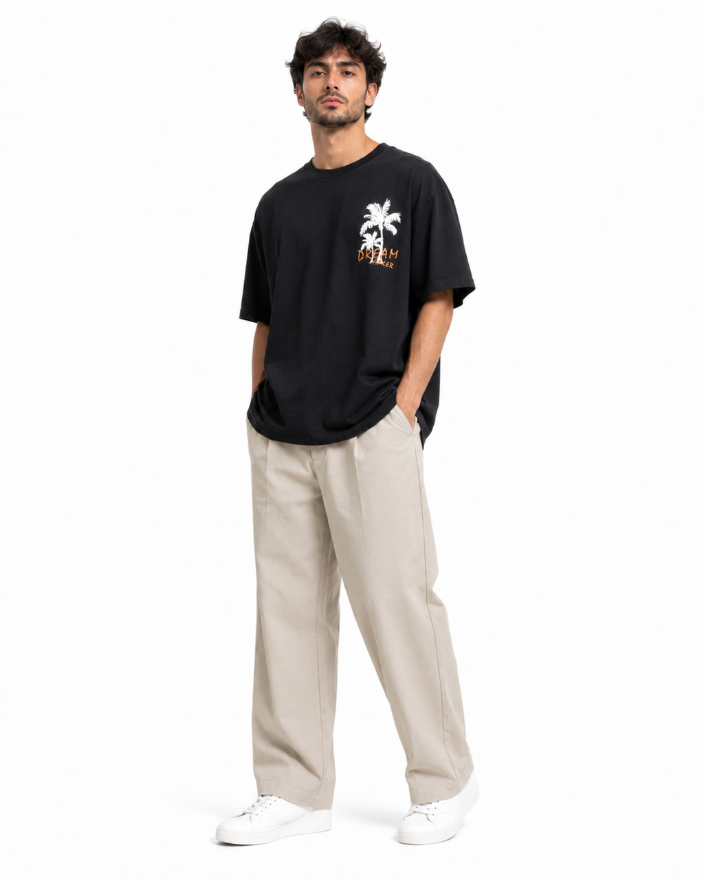 T-shirt homem oversize Dream Maker