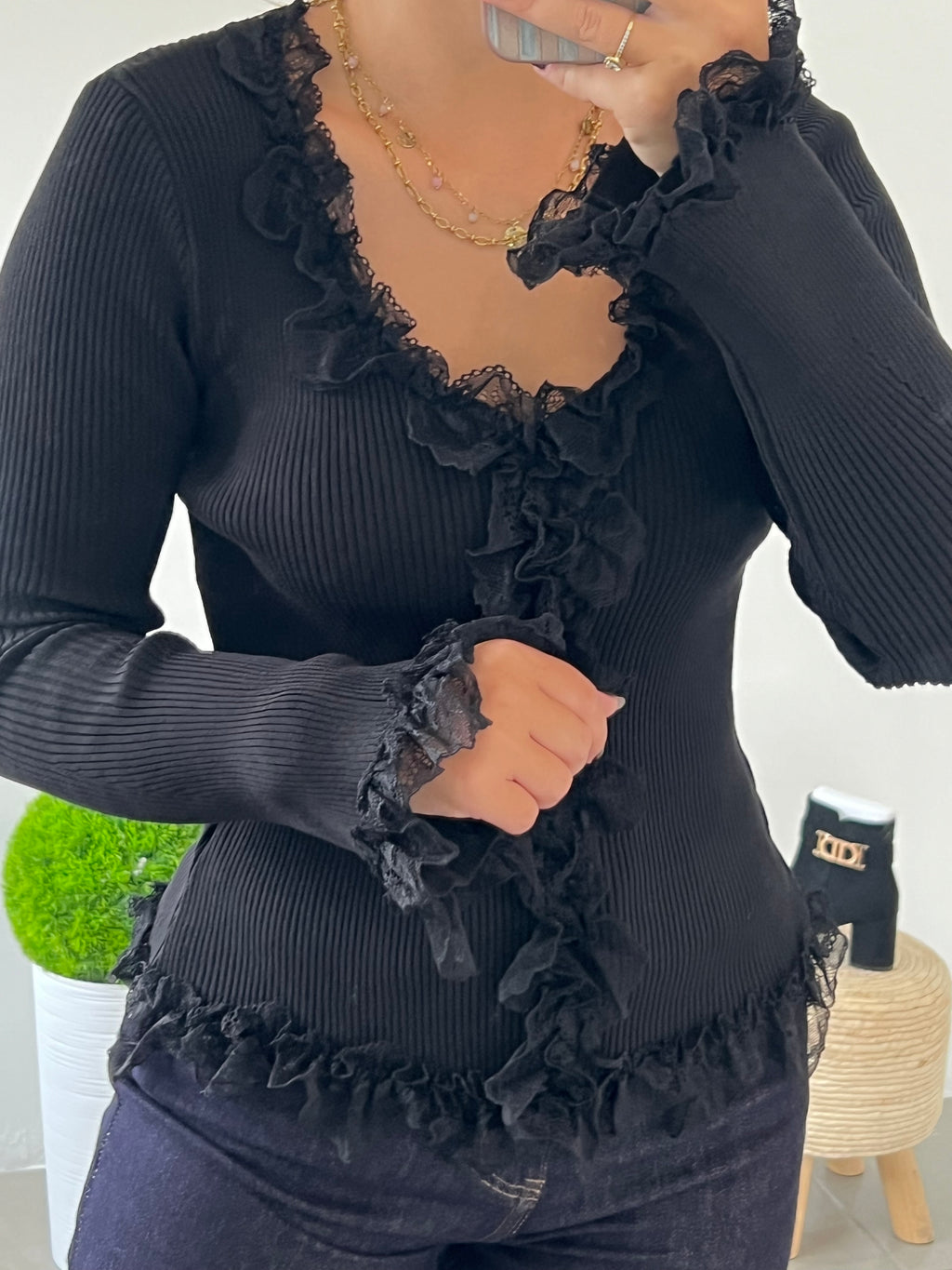 Camisola Romantic Lace