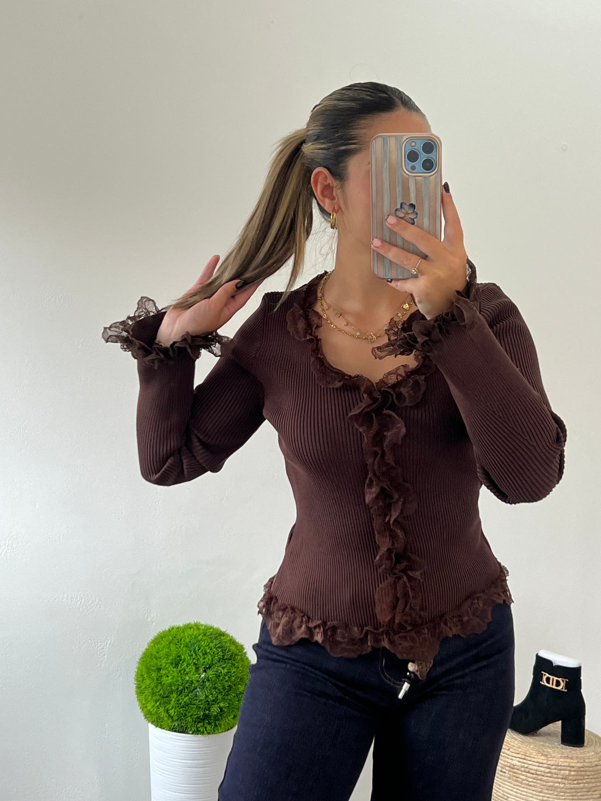 Camisola Romantic Lace