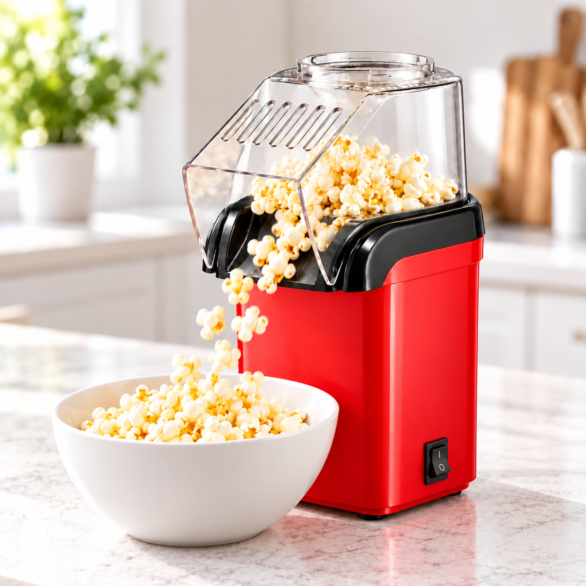 Máquina de Pipocas Vermelha 🍿
